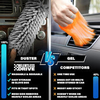 Professional Car Duster Interior – Car Accessories for Women and Men (Lint & Scratch Free)