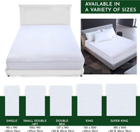 Caroline Shatuik Waterproof Mattress Protector King |40cm Extra Deep Fitted King Size Waterproof Bed Protector Topper | Non Noisy & Breathable Mattress Cover King Size Bed(152 X 200 +40CM)