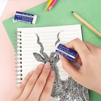 Tamaki 6 Pack Erasers, Large White Erasers for School Office, Art Eraser for Drawing