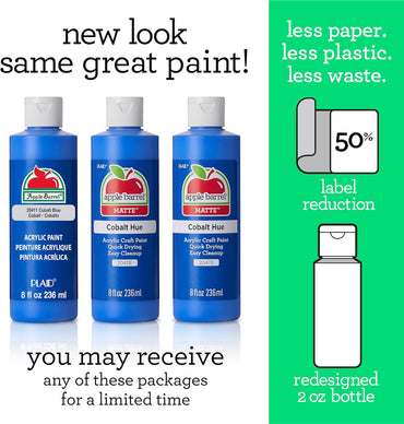 Apple Barrel Acrylic Paint in Assorted Colors (8 Ounce), 20403 White