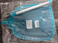 LATERN Pool Skimmer Net with Pole, 60CM Swimming Pool Leaf Cleaning Net Fine Mesh Skimmer with Pole for Cleaning Pool Garden Pond Fountain Tubs Spa Fish Tank