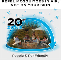 Thermacell E-Series Rechargeable Mosquito Repeller with 20’ Mosquito Protection Zone; Bug Spray Alternative; Scent Free