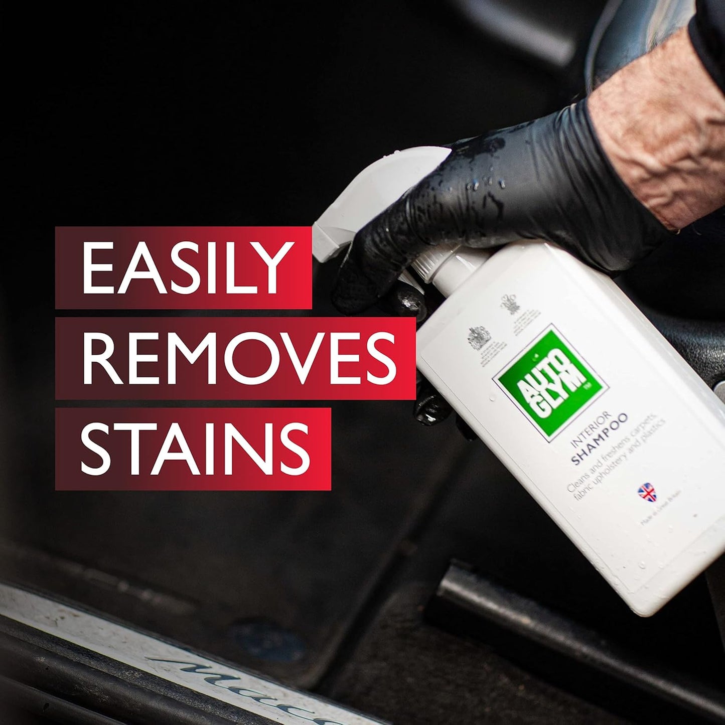 Autoglym The Collection - Perfect Interiors -- The Ideal Car Cleaning Kit That Includes Interior Shampoo, Fast Glass, and Vinyl & Rubber Care
