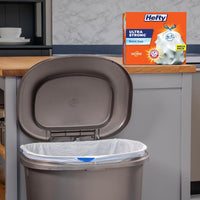 Hefty Ultra Strong Tall Kitchen Trash Bags, Unscented, 13 Gallon, 80 Count