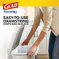 Glad ForceFlex Tall Kitchen Trash Bags, 13 Gal, Fragrance Free, 110 Ct (Package May Vary)