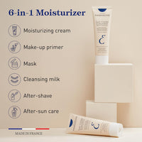 Embryolisse Lait-Crème Concentré, Multifunction Daily Face Moisturizer and Makeup Primer, Suitable for All Skin Types. French Face Cream With Shea Butter & Aloe Vera