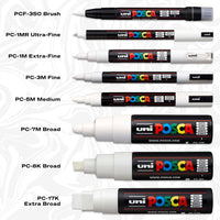 POSCA 8-Color Paint Marker Set, PC-5M Medium