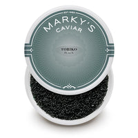 MARKY'S Black Tobiko Flying Fish Roe - 8 oz / 227 g - Sushi Grade Caviar