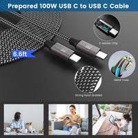 45W Super Fast Charger Type C, [2 Pack] 45 Watt USB-C Charger PD/PPS Wall Charging Block for Samsung Galaxy S25 Ultra/S25+/S25/S24/S23 Ultra/S23+/S22 Ultra/S22+/S20 Ultra, Tab S8(with 2X 6.6ft Cable)