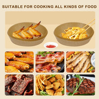 Air Fryer Liners for Ninja Air Fryer, 100 Pcs Disposable Paper Liner for most 4-8QT AirFryer