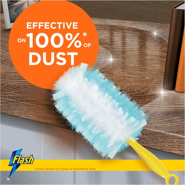 Flash Dust Magnet Mrs Hinch's Enchanted Wildflowers Duster Scented Refills 9ct, Traps & Locks Up Dirt & Hair In No Time