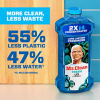 Mr. Clean All Purpose Cleaner, Floor Cleaner for Mopping Home, Bathroom, & Kitchen, Cleaning Liquid for Mop & Bucket, Cleaning Supplies, Multi-Surface Dilutable, Unstopables, 41oz