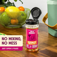 Aunt Fannie's FlyPunch Fruit Fly Trap for Indoor and Kitchen Use, Ready to Use, Made with Plant Based Ingredients, Safe Near Food, Each Bottle Lasts Up to 30 Days, Pack of 2