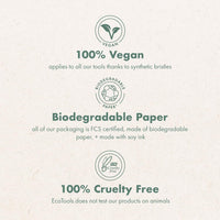 EcoTools Dry Body Brush, Cruelty-Free Bristles Exfoliate & Smooth Skin, Dry Brushing Removes Flaky Skin, May Help Improve Circulation & Tone, Eco-Friendly Skincare Tool, Vegan & Cruelty-Free, 1 Count