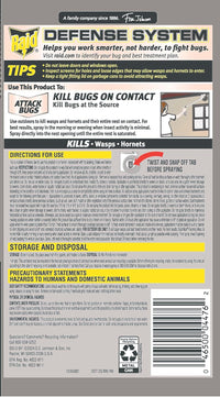 Raid Max Foaming Wasp & Hornet Killer, Fast Coverage Foam, Bug Killer Kills The Entire Nest, 16.5 oz