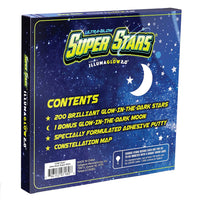 Glow in The Dark Stars - Includes Installation Material and Star map, 200 Glowstars, Only Glow Stars Powered by Our Trademarked Illumaglow2.0
