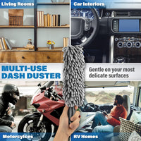 Professional Car Duster Interior – Car Accessories for Women and Men (Lint & Scratch Free)